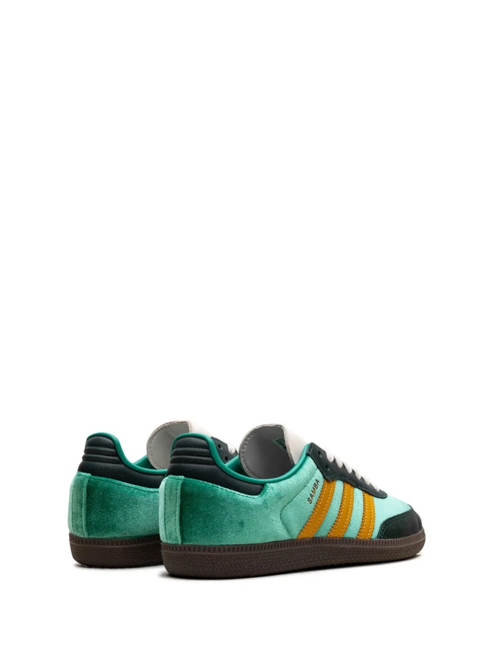 Adidas Samba OG "Court Green/Preloved Yellow/Collegiate Green" sneakers - Picture 4 of 10